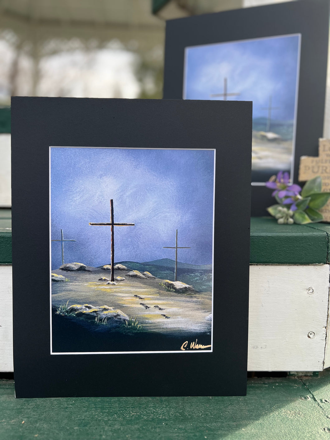 ‘Victory at the Cross’ Deluxe Matted Art Print